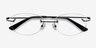 Market Black MetalEyeglass Frames from EyeBuyDirect, Closed View