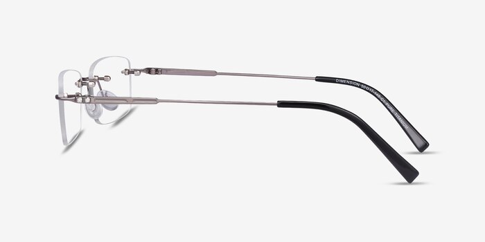 Dimension Gunmetal Titanium Montures de lunettes de vue d'EyeBuyDirect