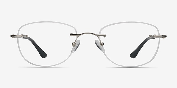 Potential Argenté Métal Montures de lunettes de vue