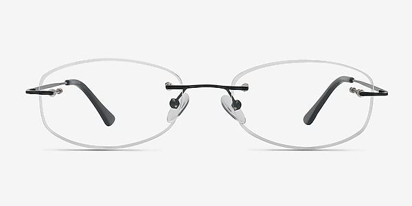 Duel Black Metal Eyeglass Frames