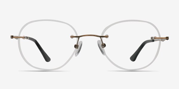 Fuse Bronze Metal Eyeglass Frames