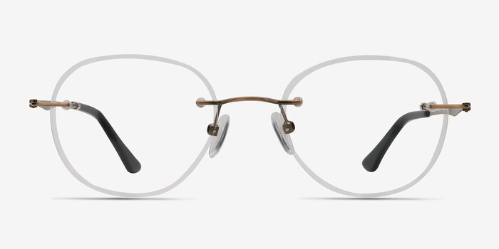 Fuse Bronze Metal Eyeglass Frames from EyeBuyDirect