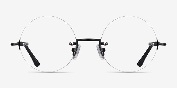 Palo Alto Black Metal Eyeglass Frames from EyeBuyDirect