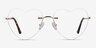 Amore Rose Gold MetalEyeglass Frames from EyeBuyDirect, Front View