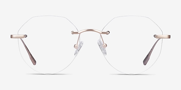 Sahar Doré Métal Montures de lunettes de vue