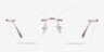 Lisa Rose Gold MetalEyeglass Frames from EyeBuyDirect, Front View