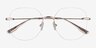 Lisa Doré MétalMontures de lunettes de vue d'EyeBuyDirect, Vue Rapprochée