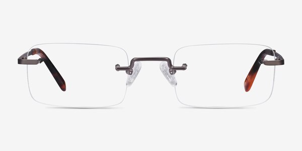 Simplicity Gunmetal Métal Montures de lunettes de vue