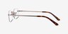 Simplicity Gold MetalEyeglass Frames from EyeBuyDirect, Side View