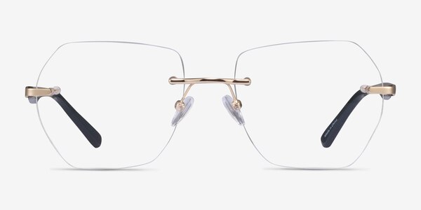 Finsbury Light Gold Acetate Eyeglass Frames