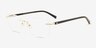Greystone Gold AcetateEyeglass Frames from EyeBuyDirect, Angle View
