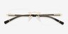 Greystone Gold AcetateEyeglass Frames from EyeBuyDirect, Closed View