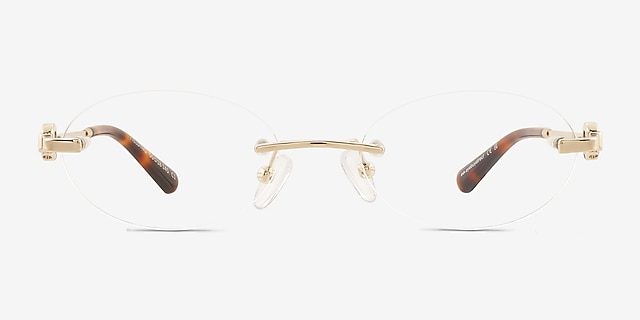 Fielding Gold MetalEyeglass Frames from EyeBuyDirect, Front View