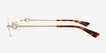 Fielding Gold MetalEyeglass Frames from EyeBuyDirect, Side View