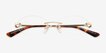 Fielding Gold MetalEyeglass Frames from EyeBuyDirect, Closed View