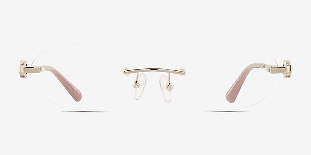 Fielding Silver MetalEyeglass Frames from EyeBuyDirect, Front View