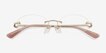 Fielding Silver MetalEyeglass Frames from EyeBuyDirect, Closed View