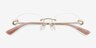 Fielding Silver MetalEyeglass Frames from EyeBuyDirect, Closed View