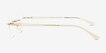 Chamberlain Gold MetalEyeglass Frames from EyeBuyDirect, Side View