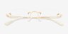 Chamberlain Gold MetalEyeglass Frames from EyeBuyDirect, Closed View