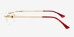 Chamberlain Gold MetalEyeglass Frames from EyeBuyDirect, Side View