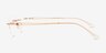 Chamberlain Rose Gold MetalEyeglass Frames from EyeBuyDirect, Side View