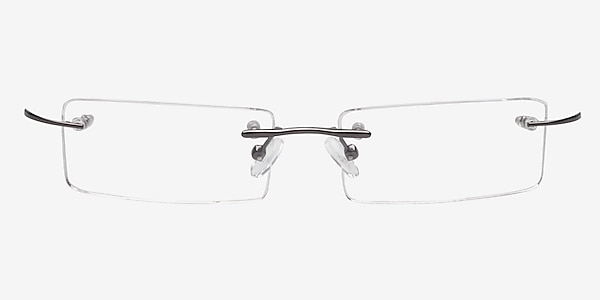 Lulea Gunmetal Metal Eyeglass Frames