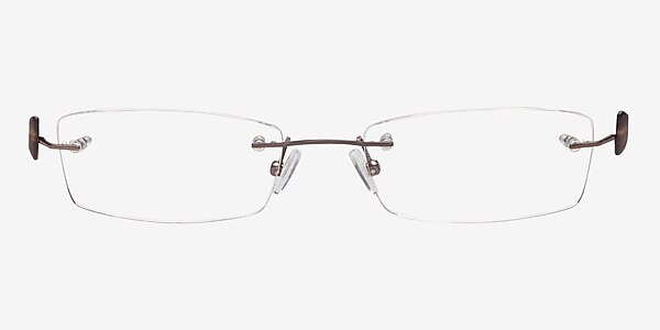 Lund Brown Metal Eyeglass Frames