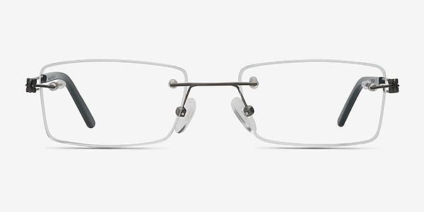 Jeremiah Gunmetal Metal Eyeglass Frames
