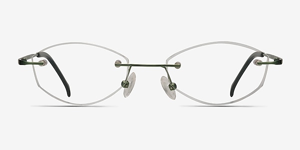 Exist Green Metal Eyeglass Frames