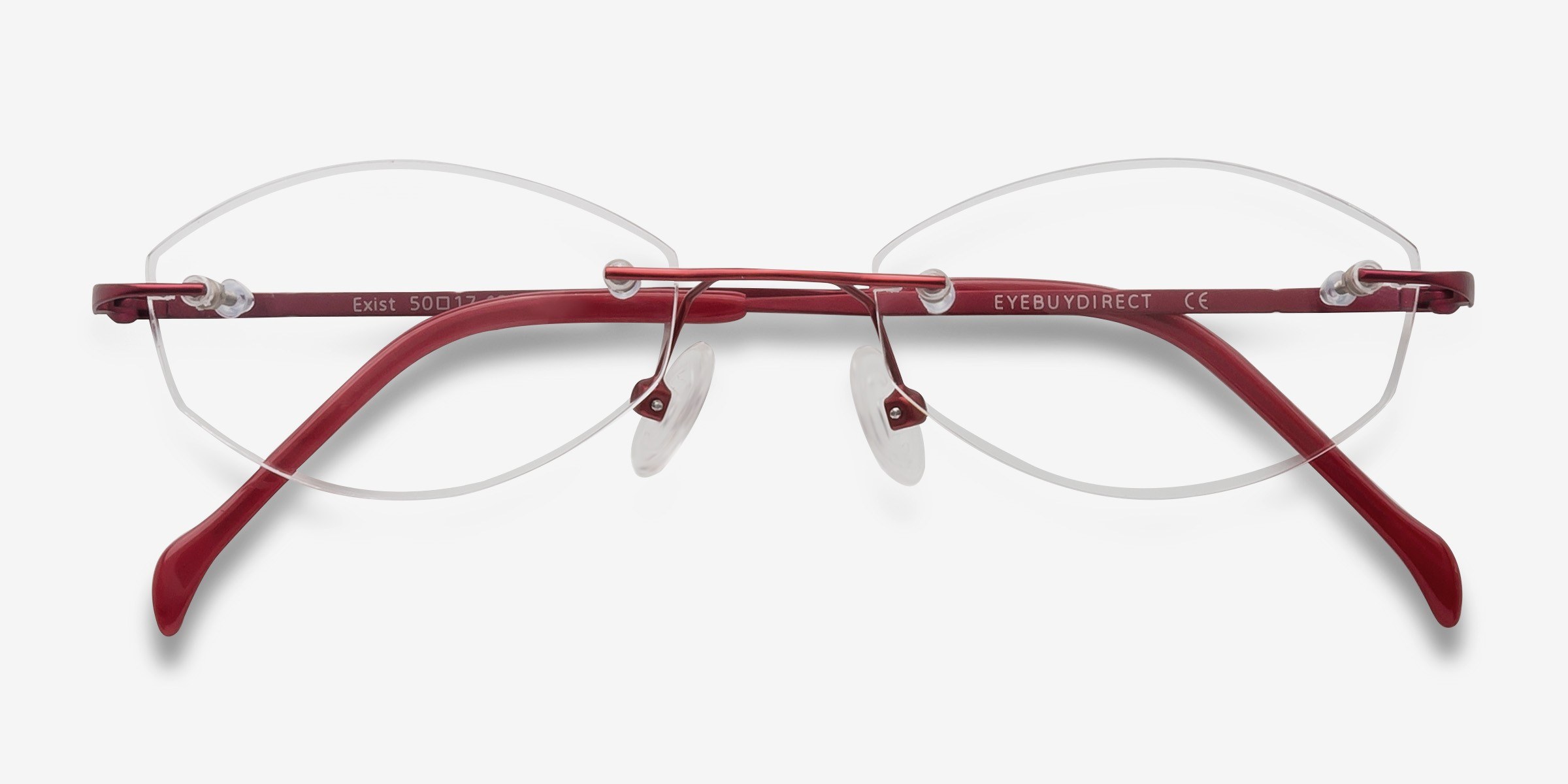 Exist Oval Red Glasses for Women | Eyebuydirect