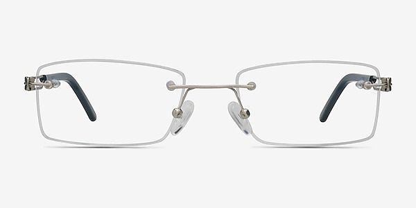 Jeremiah Silver Metal Eyeglass Frames