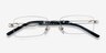 Jeremiah Silver MetalEyeglass Frames from EyeBuyDirect, Closed View