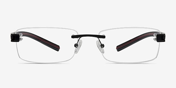 Flow Noir Acétate Montures de lunettes de vue