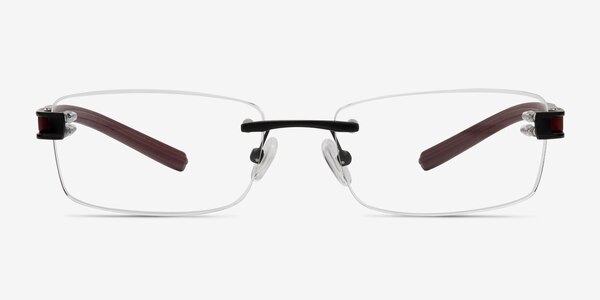 Flow Black Burgundy Acétate Montures de lunettes de vue
