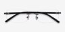 Limitless Gunmetal MetalEyeglass Frames from EyeBuyDirect, Closed View