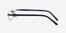 Montecelio Navy MetalEyeglass Frames from EyeBuyDirect, Side View