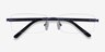 Montecelio Navy MetalEyeglass Frames from EyeBuyDirect, Closed View