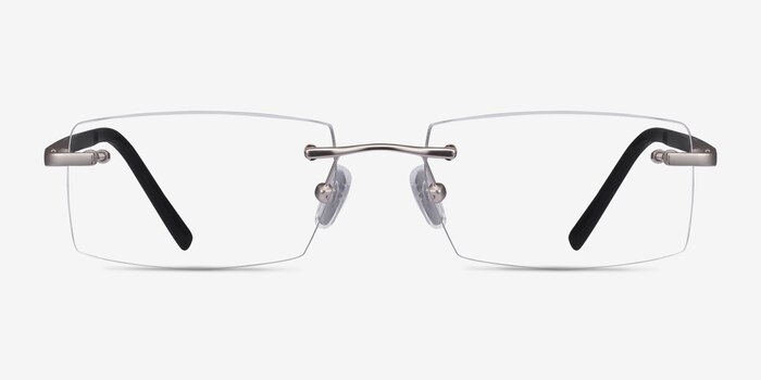 Collector Argenté Métal Montures de lunettes de vue d'EyeBuyDirect