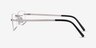 Collector Argenté MétalMontures de lunettes de vue d'EyeBuyDirect, Vue de Côté