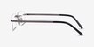 Collector Gunmetal MetalEyeglass Frames from EyeBuyDirect, Side View