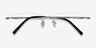 Percy Light Green MetalEyeglass Frames from EyeBuyDirect, Closed View