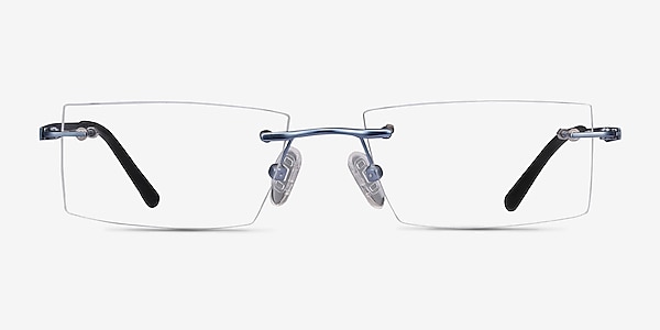 Primo Blue Metal Eyeglass Frames