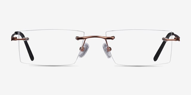 Primo Coffee MetalEyeglass Frames from EyeBuyDirect, Front View