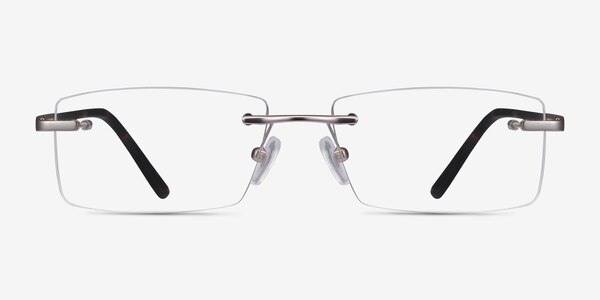 Noble Argenté Métal Montures de lunettes de vue