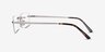 Noble Silver MetalEyeglass Frames from EyeBuyDirect, Side View