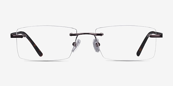 Noble Gunmetal Métal Montures de lunettes de vue