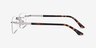 Orion Silver MetalEyeglass Frames from EyeBuyDirect, Side View