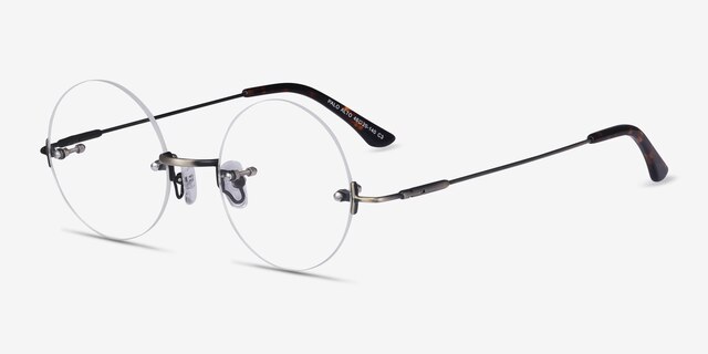 Palo Alto Bronze MetalEyeglass Frames from EyeBuyDirect, Angle View