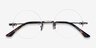 Palo Alto Bronze MetalEyeglass Frames from EyeBuyDirect, Closed View